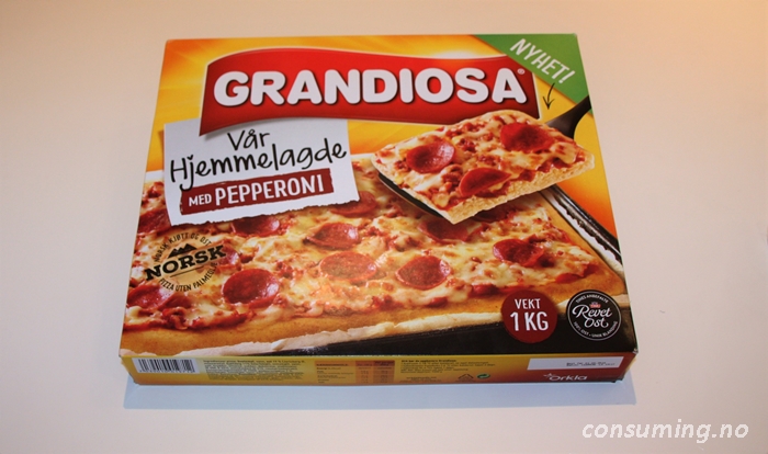 Grandiosa hjemmelaget med pepperoni