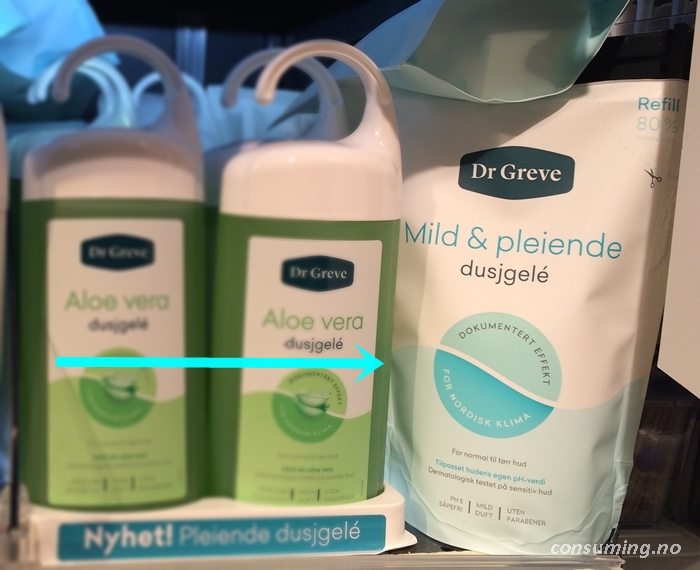 Dr Greve dusjsåpe refill