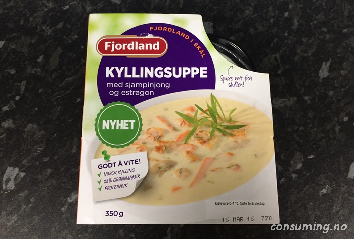 Kyllingsuppe fra Fjordland