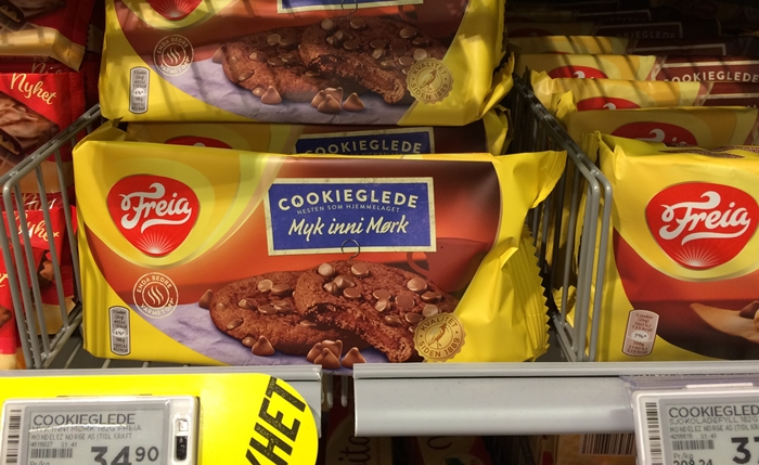 Cookieglede myk inn mørk