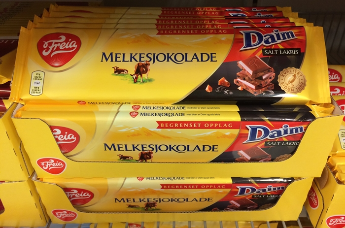 Daim i butikken